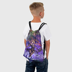 Рюкзак-мешок Ифрит Геншин Импакт Z, цвет: 3D-принт — фото 2