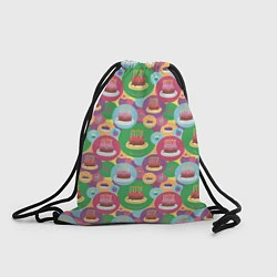 Рюкзак-мешок Торт, цвет: 3D-принт