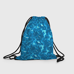 Рюкзак-мешок Текстура Воды Море, цвет: 3D-принт
