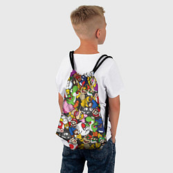 Рюкзак-мешок Mario ALLSTARS, цвет: 3D-принт — фото 2