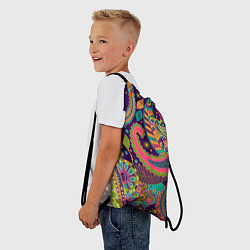 Рюкзак-мешок Яркий красочный узор, цвет: 3D-принт — фото 2
