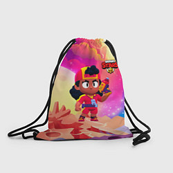 Рюкзак-мешок Brawl Stars Meg Красный Марс, цвет: 3D-принт
