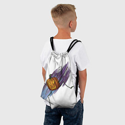 Рюкзак-мешок Агрессивная тыква, цвет: 3D-принт — фото 2