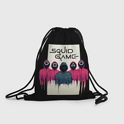 Рюкзак-мешок Squid Game: Отряд стражей, цвет: 3D-принт