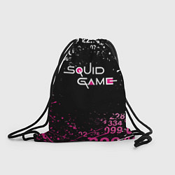 Рюкзак-мешок Игра в кальмара: Брызги красок, цвет: 3D-принт