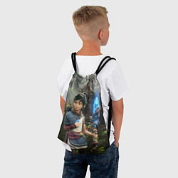 Рюкзак-мешок Кена и Мост Духов, цвет: 3D-принт — фото 2