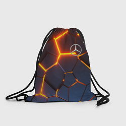 Рюкзак-мешок MERCEDES-BENZ AMG 3D ГЕОМЕТРИЯ, цвет: 3D-принт