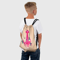 Рюкзак-мешок В плену у Кальмара, цвет: 3D-принт — фото 2
