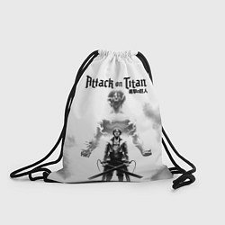 Рюкзак-мешок Эрен и Титан Атака титанов, цвет: 3D-принт