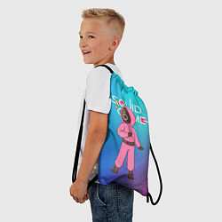 Рюкзак-мешок Удивление - Игра в кальмара, цвет: 3D-принт — фото 2