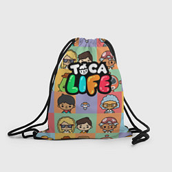 Рюкзак-мешок Toca Life: Faces, цвет: 3D-принт