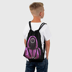 Рюкзак-мешок Squid Game Circle Guy, цвет: 3D-принт — фото 2