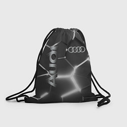 Рюкзак-мешок AUDI GREY 3D ПЛИТЫ, цвет: 3D-принт
