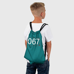 Рюкзак-мешок Игрок в кальмара 067, цвет: 3D-принт — фото 2