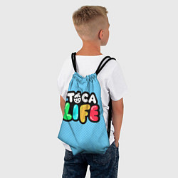 Рюкзак-мешок Toca Life: Logo, цвет: 3D-принт — фото 2