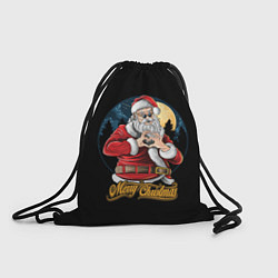 Рюкзак-мешок Дед Мороз с Любовью, цвет: 3D-принт