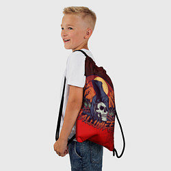 Рюкзак-мешок Злой дух, цвет: 3D-принт — фото 2