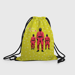 Рюкзак-мешок Игра в кальмара Рабочие, цвет: 3D-принт