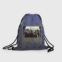 Рюкзак-мешок Maneskin в серебре и золоте, цвет: 3D-принт