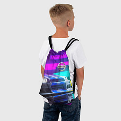 Рюкзак-мешок NISSAN GT-R SKYLINE, цвет: 3D-принт — фото 2