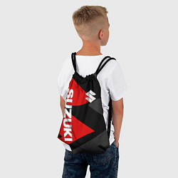 Рюкзак-мешок SUZUKI СУЗУКИ RED LOGO, цвет: 3D-принт — фото 2