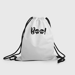Рюкзак-мешок Boo-череп, цвет: 3D-принт