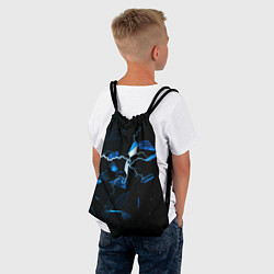 Рюкзак-мешок Осколки стекла и молния, цвет: 3D-принт — фото 2