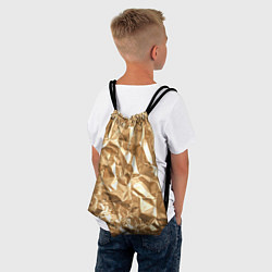 Рюкзак-мешок Мятая Фольга, цвет: 3D-принт — фото 2