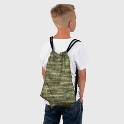 Рюкзак-мешок Оружие камуфляж, цвет: 3D-принт — фото 2