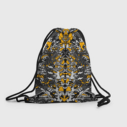 Рюкзак-мешок Жёлтый каменный дракон, цвет: 3D-принт