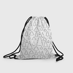 Рюкзак-мешок Простые елочки, цвет: 3D-принт