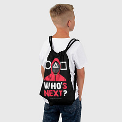 Рюкзак-мешок Squid game: Whos Next?, цвет: 3D-принт — фото 2