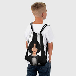 Рюкзак-мешок Игрок Кан Сэ Бёк номер 067 в костюме, цвет: 3D-принт — фото 2
