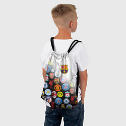Рюкзак-мешок FC BARCELONA LOGOBOMBING, цвет: 3D-принт — фото 2