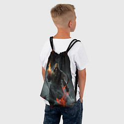 Рюкзак-мешок TES SKYRIM DOVAHKIN FLAME ДРАКОНОРОЖДЕННЫЙ, цвет: 3D-принт — фото 2