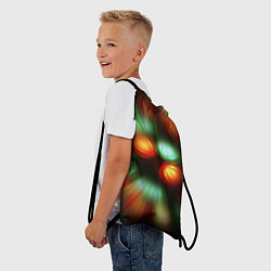 Рюкзак-мешок Вспышка света в виде ярких линий, цвет: 3D-принт — фото 2