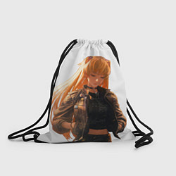 Рюкзак-мешок Аска Лэнгли в современном стиле, цвет: 3D-принт