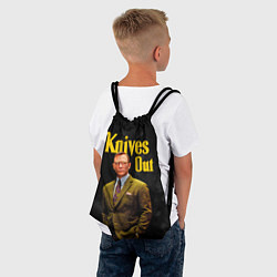 Рюкзак-мешок Достать ножи Knives Out, цвет: 3D-принт — фото 2