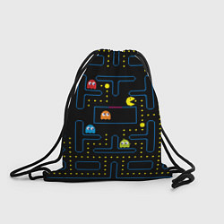 Рюкзак-мешок Пиксельный Пакман, цвет: 3D-принт