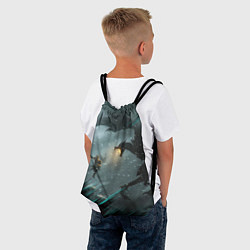 Рюкзак-мешок TES FUS RO DAH DRAGON, цвет: 3D-принт — фото 2
