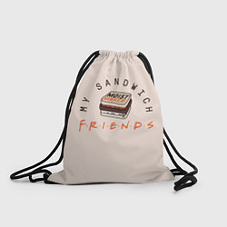 Рюкзак-мешок My sandwich, цвет: 3D-принт