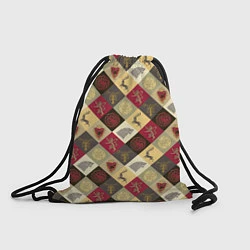 Рюкзак-мешок Multicolor Sigil Pattern, цвет: 3D-принт