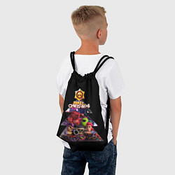 Рюкзак-мешок Елка Brawl Stars, цвет: 3D-принт — фото 2