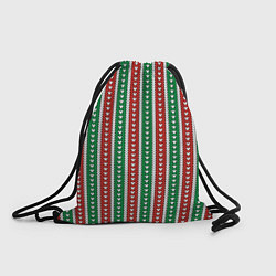 Рюкзак-мешок Knitted Pattern, цвет: 3D-принт