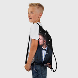 Рюкзак-мешок ЕГОР КРИД и СЕРДЦА, цвет: 3D-принт — фото 2