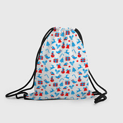 Рюкзак-мешок Новогоднее настроениеGood New Year spirit, цвет: 3D-принт