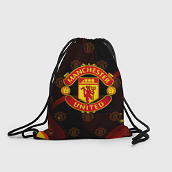 Рюкзак-мешок MANCHESTER UNITED FIRE STYLE SPORT ПЛАМЯ, цвет: 3D-принт