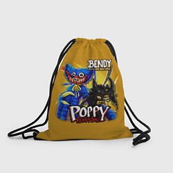Рюкзак-мешок POPPY PLAYTIME AND BENDY AND THE INK MACHINE, цвет: 3D-принт