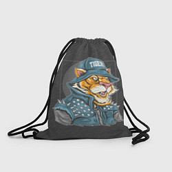 Рюкзак-мешок Крутой тигр cool tiger, цвет: 3D-принт