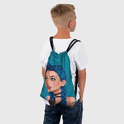 Рюкзак-мешок Красотка Джинкс, цвет: 3D-принт — фото 2